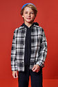 Camisa Flanela Infantil Menino Xadrez Kippos