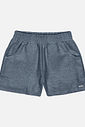 CONJ BLUSA E SHORTS NATURAL/AZ JEANS MED