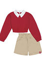 CONJ BLUSAO E SHORTS VM HOLIDAY/MR CAMURC