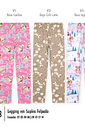 Legging Infantil Feminina Estampada em Suplex Felpado – Calça Térmica Inverno Menina
