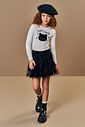 Conjunto Infantil Menina Just Lovely Cat em Tule Beli.me