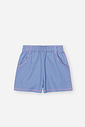 Conjunto Infantil com Regata Boxy e Shorts em Molecotton Denim – Look Menina Verão com Alças Colorid AZUL JEANS MEDIO