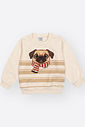 Conjunto Bebê Menino Pug de Cachecol Divertto