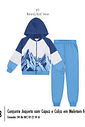 Conjunto Infantil Menino em Moletom Felpado Mountain Kippos