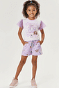 CONJ BLUSA E SHORTS NATURAL/LILAS CINTI