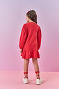 Vestido Infantil Menina Laço Vermelho Mundo Cinti