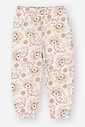 Conjunto Bebê Menina Blusão E Calça Ursinho Natural Mundo Cinti