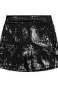 Saia Teen Feminino Paetê Preto Dway
