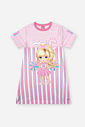 Vestido Infantil Cheerleader em Neoprene com Strass – Vestido Menina Cinti World Series ROSA CONFETE