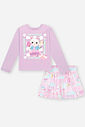 Conjunto Menina com Cheirinho Patchwork Mundo Cinti