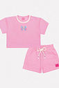 CONJ BLUSA E SHORTS RS BARBIE/RS BARBIE