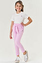 Calça Infantil Menina Com Laço Lilás Mundo Cinti Calça Infantil Menina Com Laço Lilás Mundo Cinti