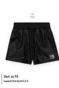 Shorts Infantil Menina em P.U Preto Mundo Cinti PRETO