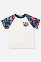 Pijama Infantil Raglan Patches Divertidos Natural