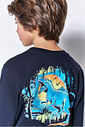 Camiseta Menino Manga Longa Indominus Kippos