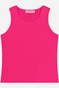 Regata Infantil Menina Canelada Glow Básica Pink