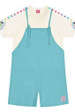 CONJ BLUSA E JARDINEIRA NATURAL/AZ LITORAL