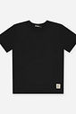 Conjunto Menino Camiseta e Bermuda Listrada Capivara Skater Preto