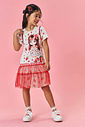 Vestido Infantil Menina Tutti-Frutti Com Bolsa Vermelho Mundo Cinti