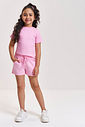 Blusa Infantil Básica Canelada – Camiseta Menina Manga Curta Verão ROSA IOGURTE