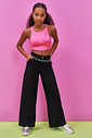Corset Teen Feminino Pink Dway