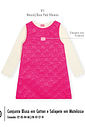 Conjunto Menina em Matelasse Floral Pink Mundo Cinti