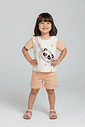 CONJ BLUSA E SHORTS BG CROISSANT/BG CROI