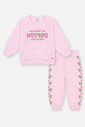 Conjunto Bebê Menina Blusão Happy Mood E Calça Rosa Mundo Cinti