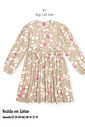 Vestido Infantil Menina com Estampa de Ursinha e Flores – Vestido Fofo Mundo Cinti