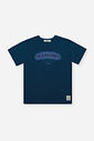 Conjunto Infantil Menino Ocean Vibes Marinho com Bermuda Estampada