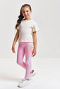 Legging Infantil em Suplex com de Princesa Cinti e Unicórnio Brilhinho – Calça Menina Verão Rosa ROSA CONFETE