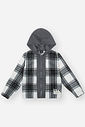 Jaqueta Infantil Menino Xadrez Chumbo CTV