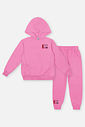 Conjunto Infantil Menina Smile Monocromático Rosa CTV