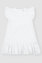 Vestido Bebê Menina Com Laise Branco Mundo Cinti Vestido Bebê Menina Com Laise Branco Mundo Cinti