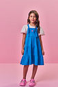 Conjunto Infantil Menina Blusa e Salopete com Babados