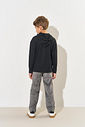 Blusão Infantil Menino em Tricot Preto CTV