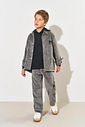 Camisa Infantil Menino Veludo Cotelê Chumbo CTV