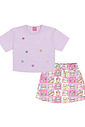 CONJ BLUSA E SHORTS/SAIA LL BRUMA/RS IOGURTE
