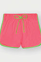 Shorts Menina com Proteção UV Rosa Neon Mundo Cinti