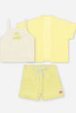Conjunto Trio Menina So Sweet Amarelo Mundo Cinti