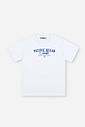 Camiseta Infantil Pacific Ocean Club em Meia Malha Branca