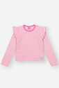 Blusa Infantil Menina Listrada Rosa Mundo Cinti