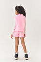 Conjunto Infantil Menina Blusa; Colete Pelo E Short Rosa Mundo Cinti