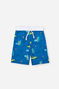 Bermuda Infantil Elementos Praianos em Nylon com Elastano Olympian
