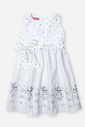 Vestido Infantil em Cetim Glow com Ursinhos