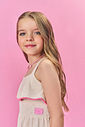 Vestido Menina Cupcakes Natural