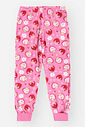 Conjunto Infantil Menina Pijama Morangos com Calça Jogger
