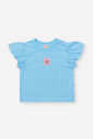 Blusa Básica Bebê Menina com Glitter Procelana