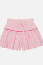 Conjunto Infantil Menina Tutti-Frutti Blusa E Short Listras Rosa Mundo Cinti