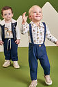 Conjunto 3 Peças Bebê Menino Cavalo Divertto